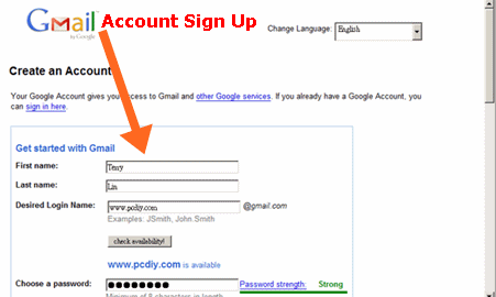 Gmail Account Sign Up How To Create New Google Gmail Account Solutionlogins