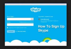 skype sign up for an account