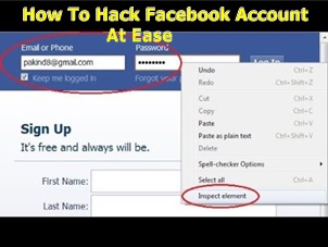 How to hack facebook account