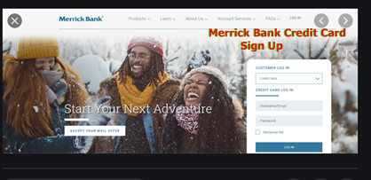 Merrick Bank Credit Card Sign Up