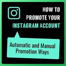 How To Promote My Instagram Account