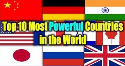 Top 10 Most Powerful Countries In The World - Solutionlogins