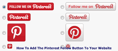 How To Add The Pinterest Follow Button To Your Website