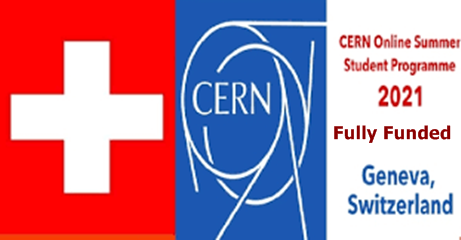 CERN Online Summer Student Program Switzerland 2021