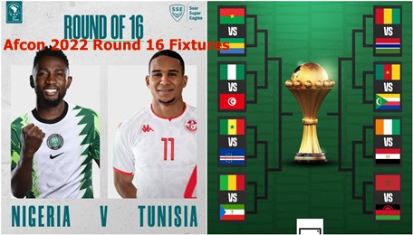 Afcon 2022 Round 16 Fixtures