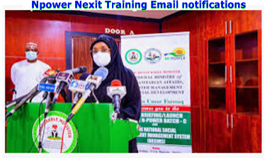 Npower Nexit Training Email