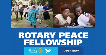 Fully-Funded Rotary Peace Fellowships