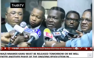 Mazi Nnamdi Kanu Must Be Release Today