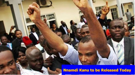 Nnamdi Kanu to be Released Today